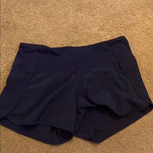 Navy Blue Lululemon Running Shorts